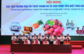 Hải Dương quảng bá nông sản vải thiều Việt Nam 